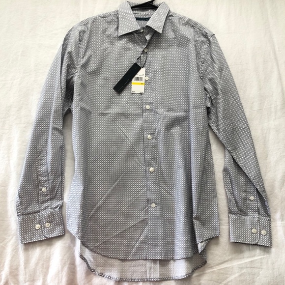 Men’s NWT Perry Ellis Dress Button Down Size Med. - Picture 3 of 4